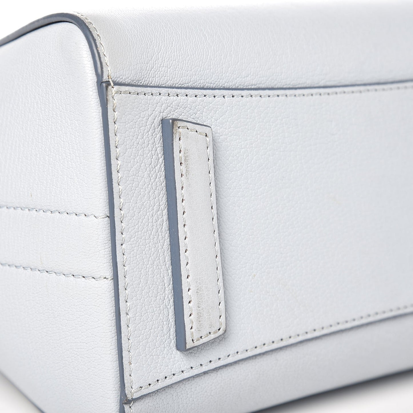 Sugar Goatskin Mini Antigona Baby Blue