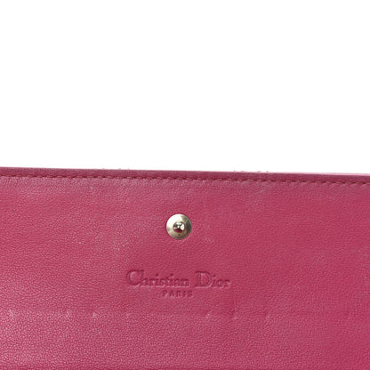 Christian Dior Patent Cannage Rendezvous Chain Wallet Pink 6 of 7