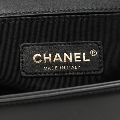 Chanel Calfskin Quilted Medium Boy Flap Black 7 of 11