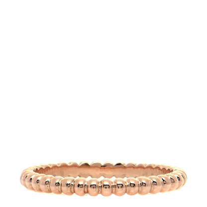 Van Cleef & Arpels 18K Rose Gold Small Perlee Ring 54 7 3 of 6