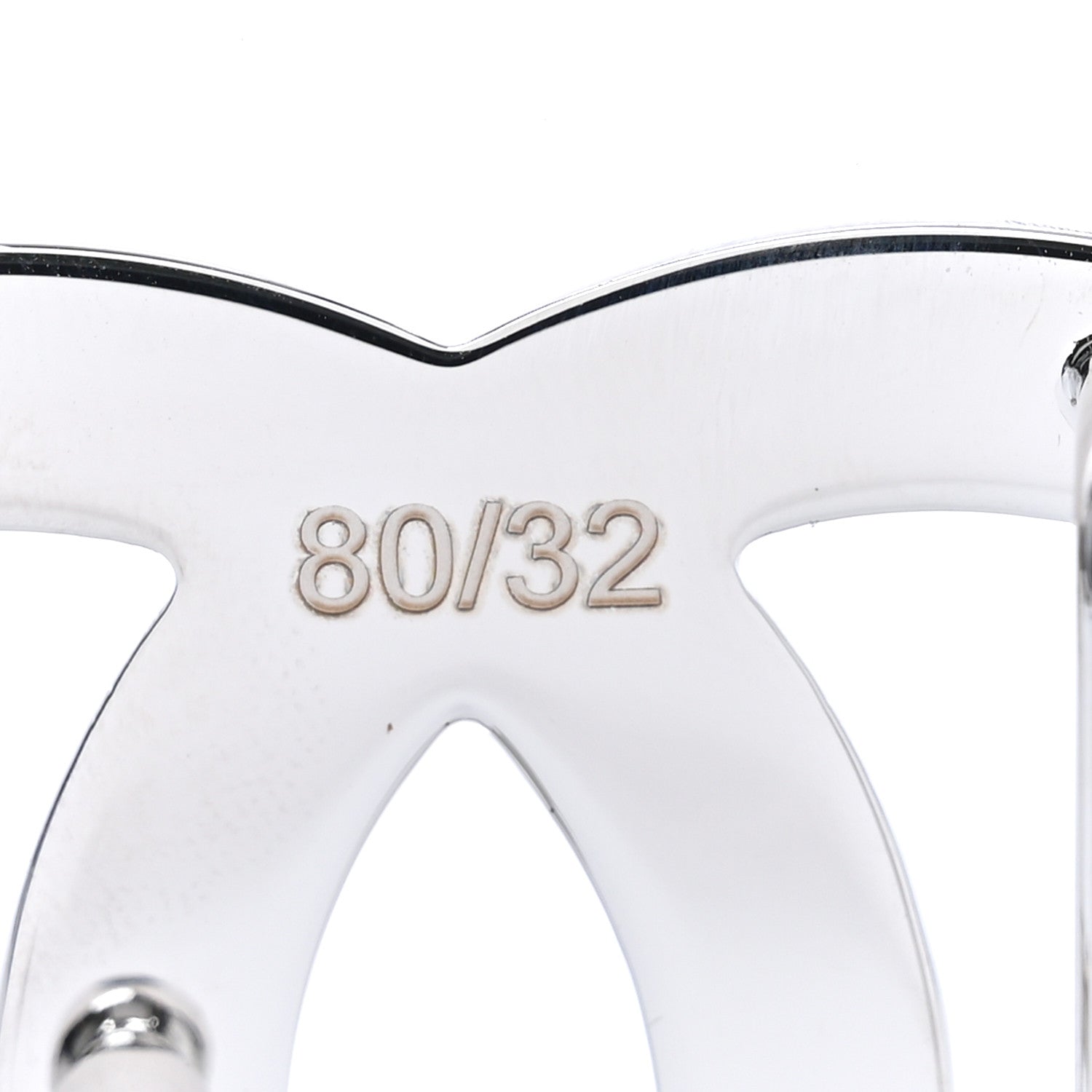 Chanel Patent Calfskin CC Reversible 80 32 Belt White Black 6 of 6