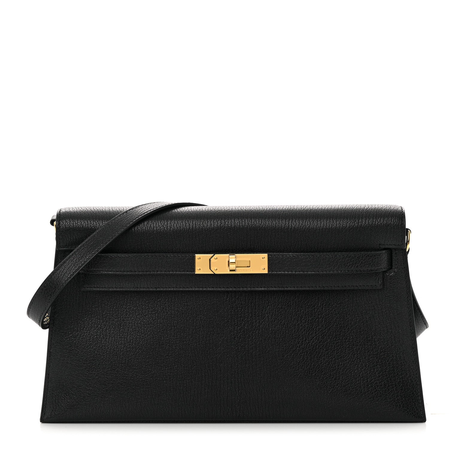 Hermes Chevre Chamkila Kelly Elan Black 1 of 11