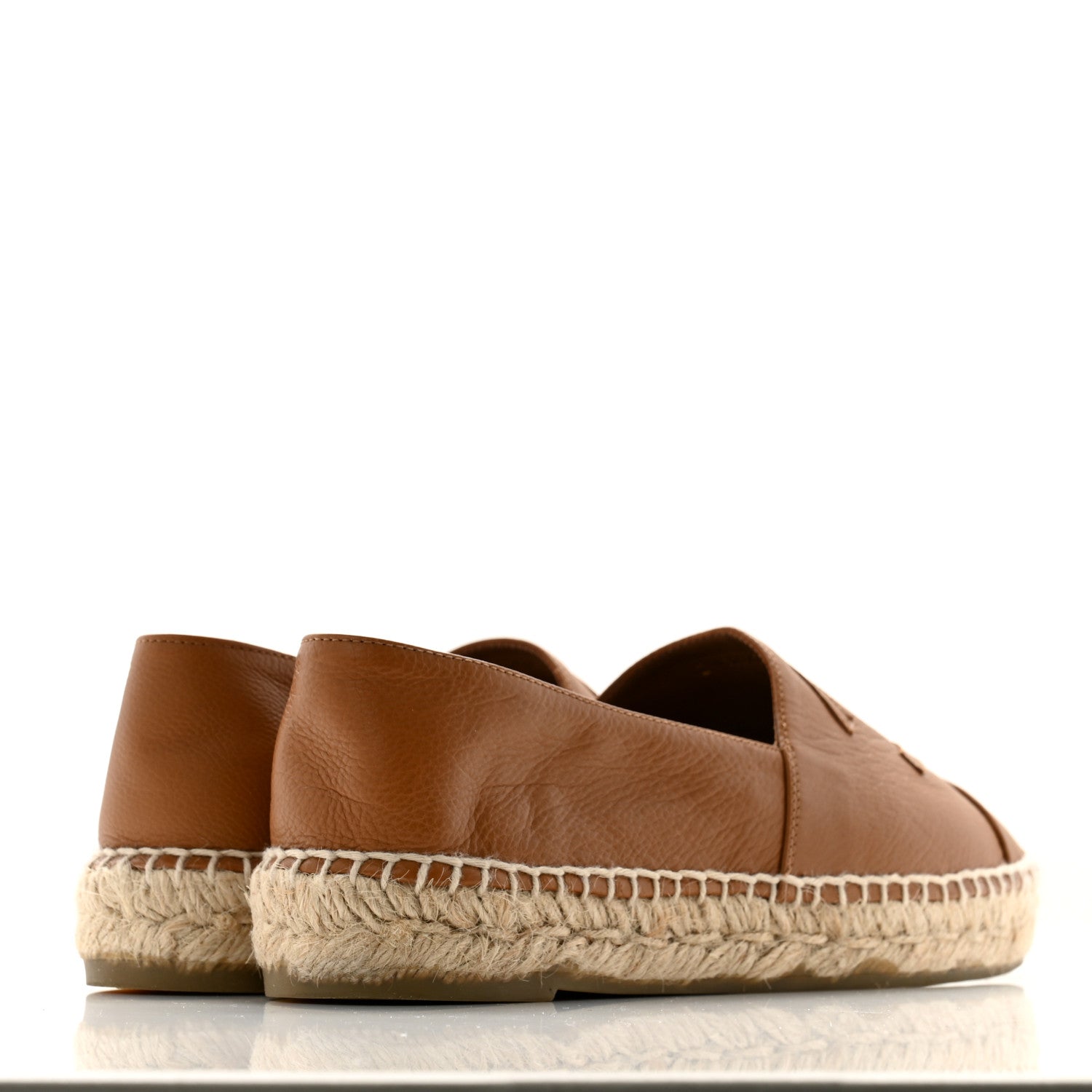Chanel Lambskin CC Espadrilles 38 Light Brown 4 of 9