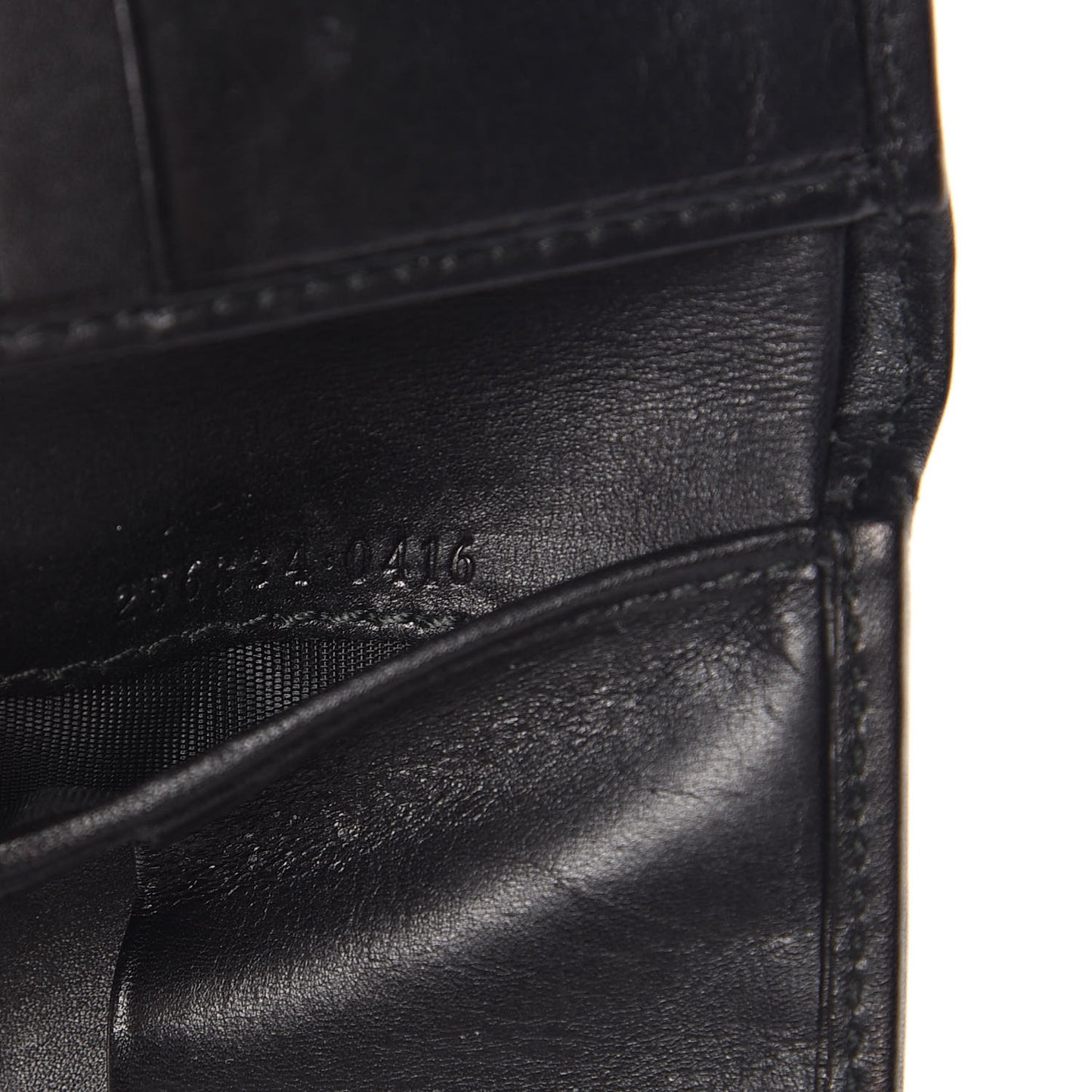 Calfskin Interlocking G Bi-Fold Wallet Black