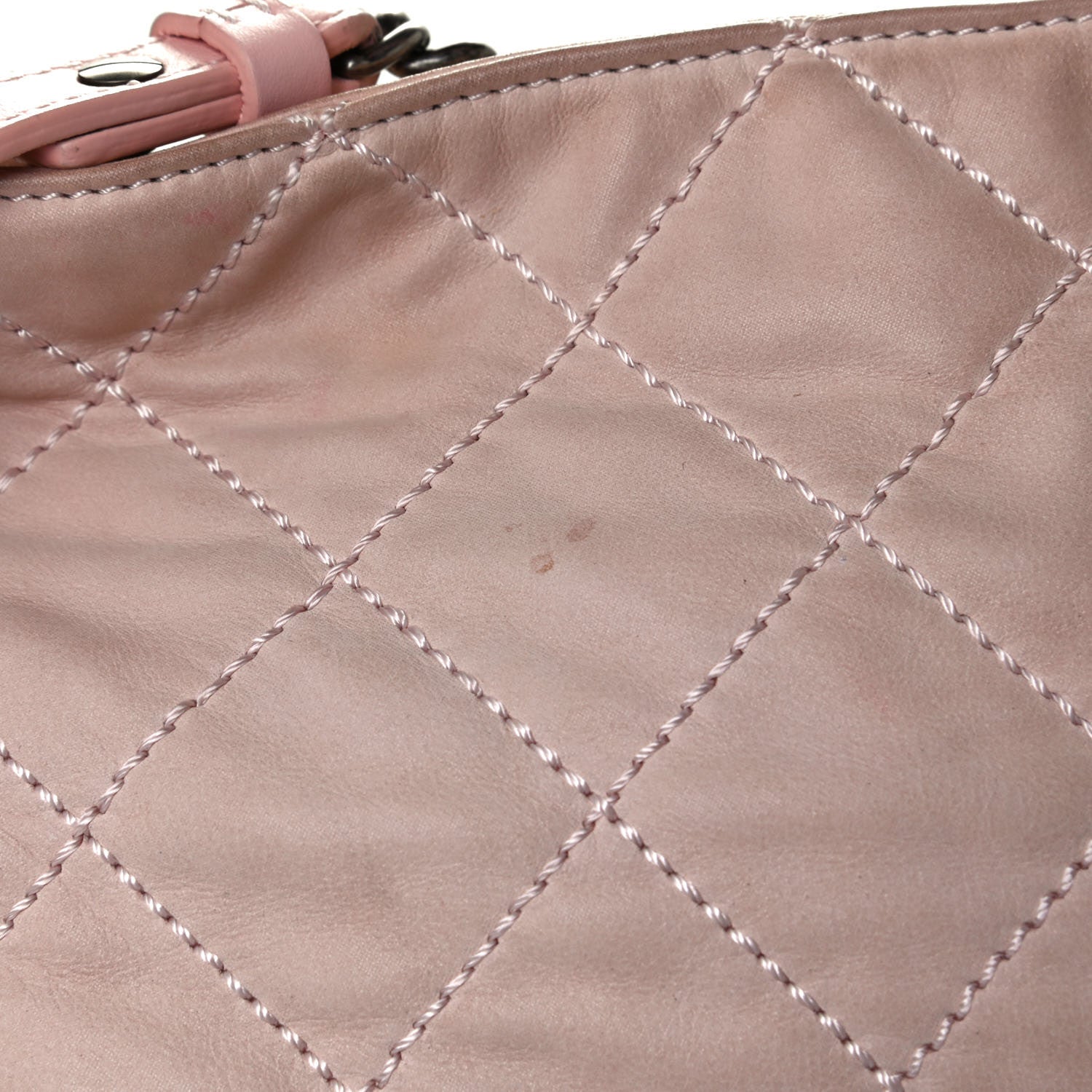 Chanel Iridescent Calfskin Quilted Coco Daily Hobo Rose Clair 5 of 11