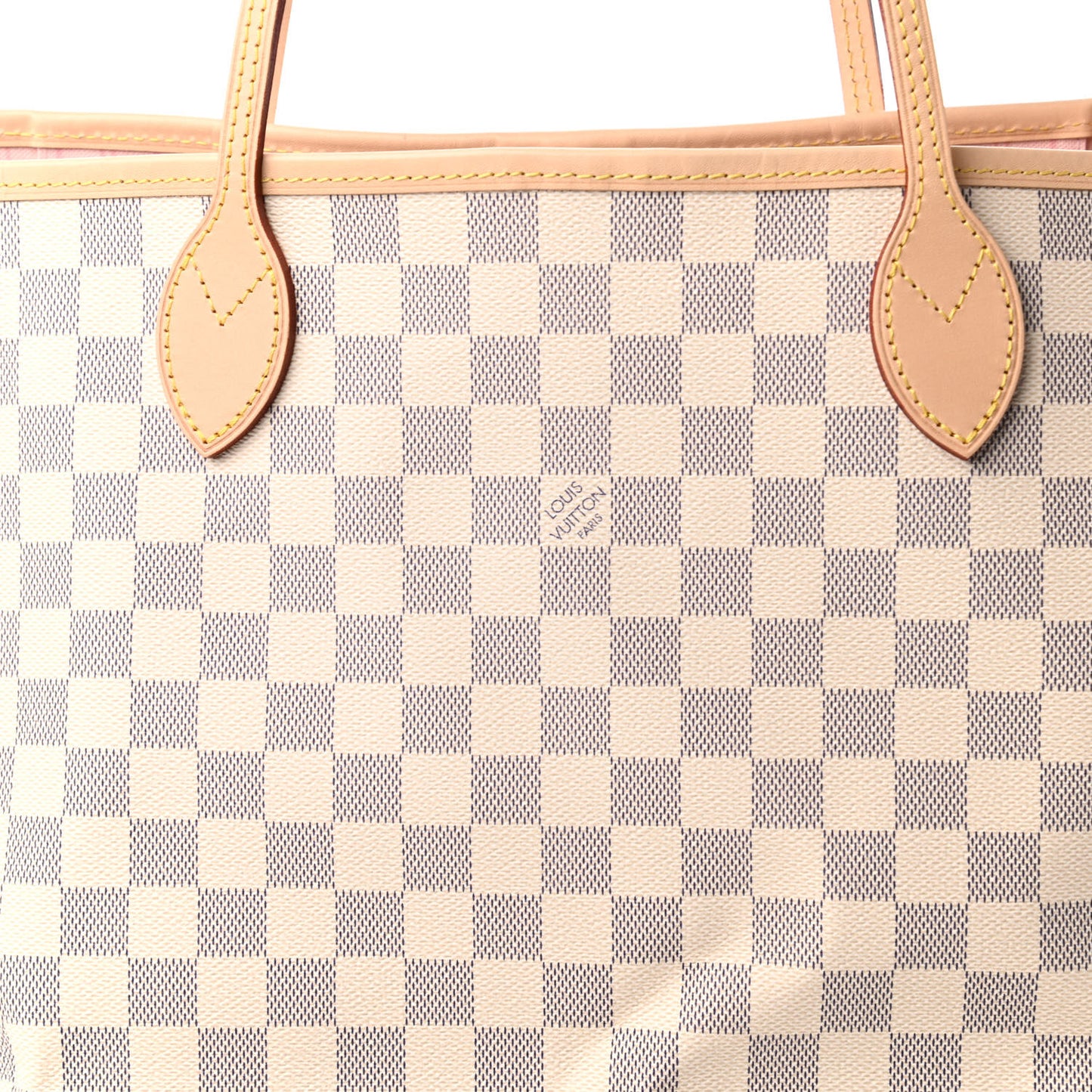Damier Azur Neo Neverfull MM Rose Ballerine