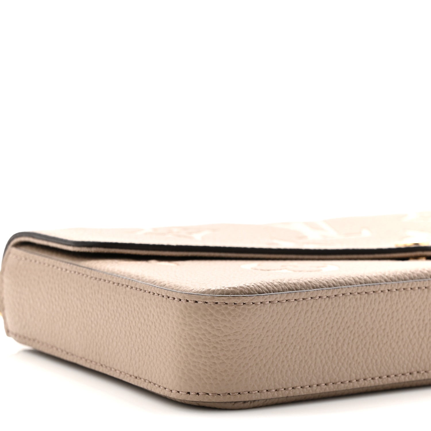 Louis Vuitton Empreinte Monogram Giant Felicie Pochette Tourterelle Creme 9 of 10