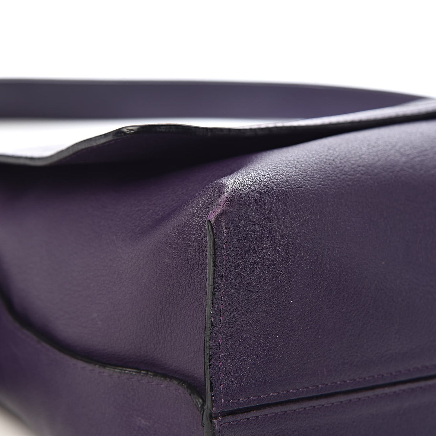 Calfskin Flamenco Knot Flap Bag Violet