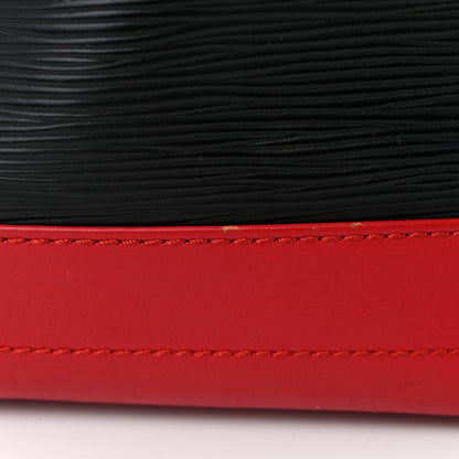 Louis Vuitton Epi Bi-Color Noe Castillan Red Black 9 of 9