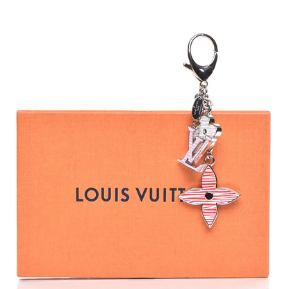 Louis Vuitton Fleur d Epi Bag Charm Key Holder 6 of 6