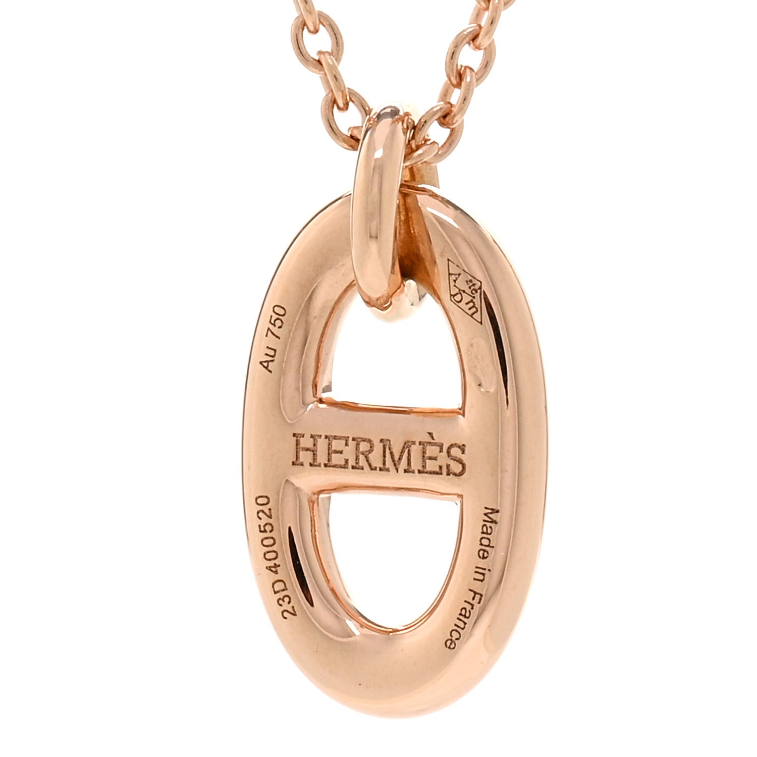 Hermes 18K Rose Gold PM Farandole Pendant Necklace 4 of 5