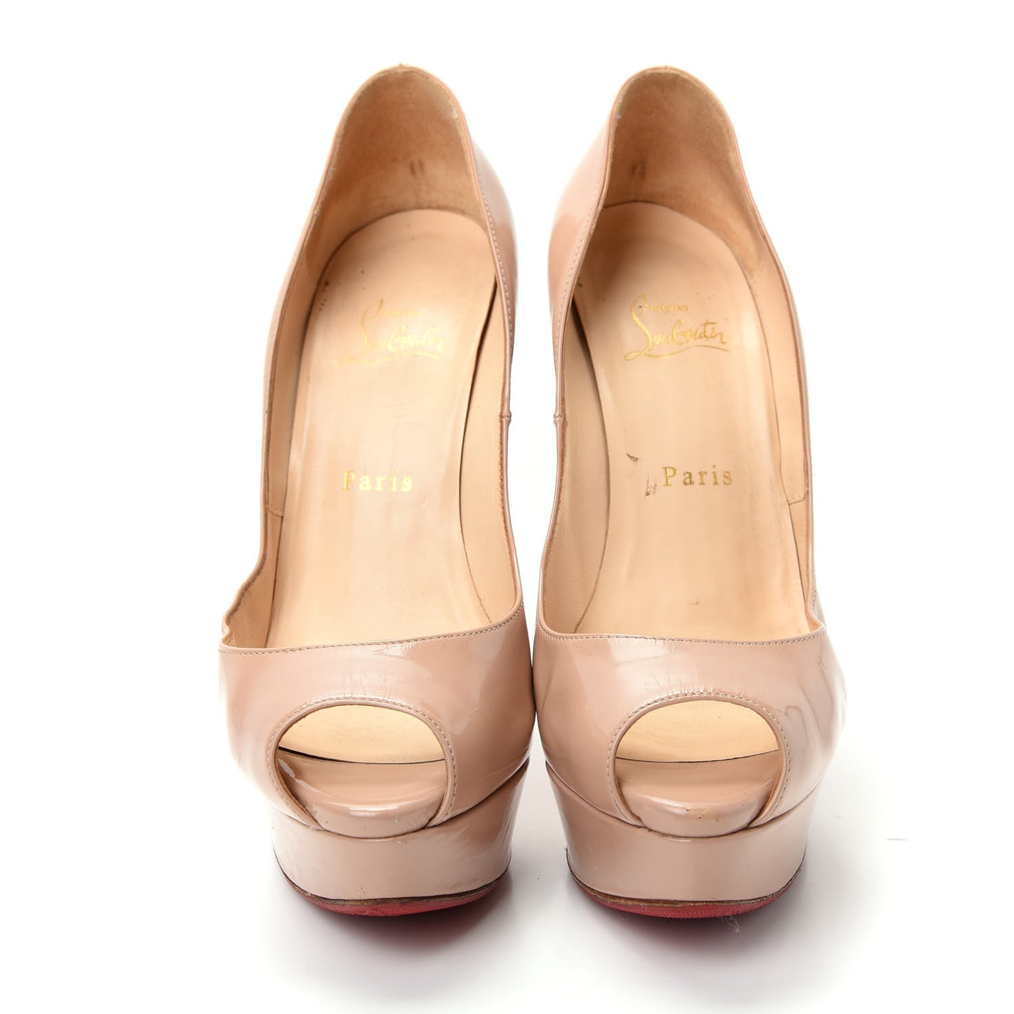 Patent Lady Peep 150 Pumps 39 Nude