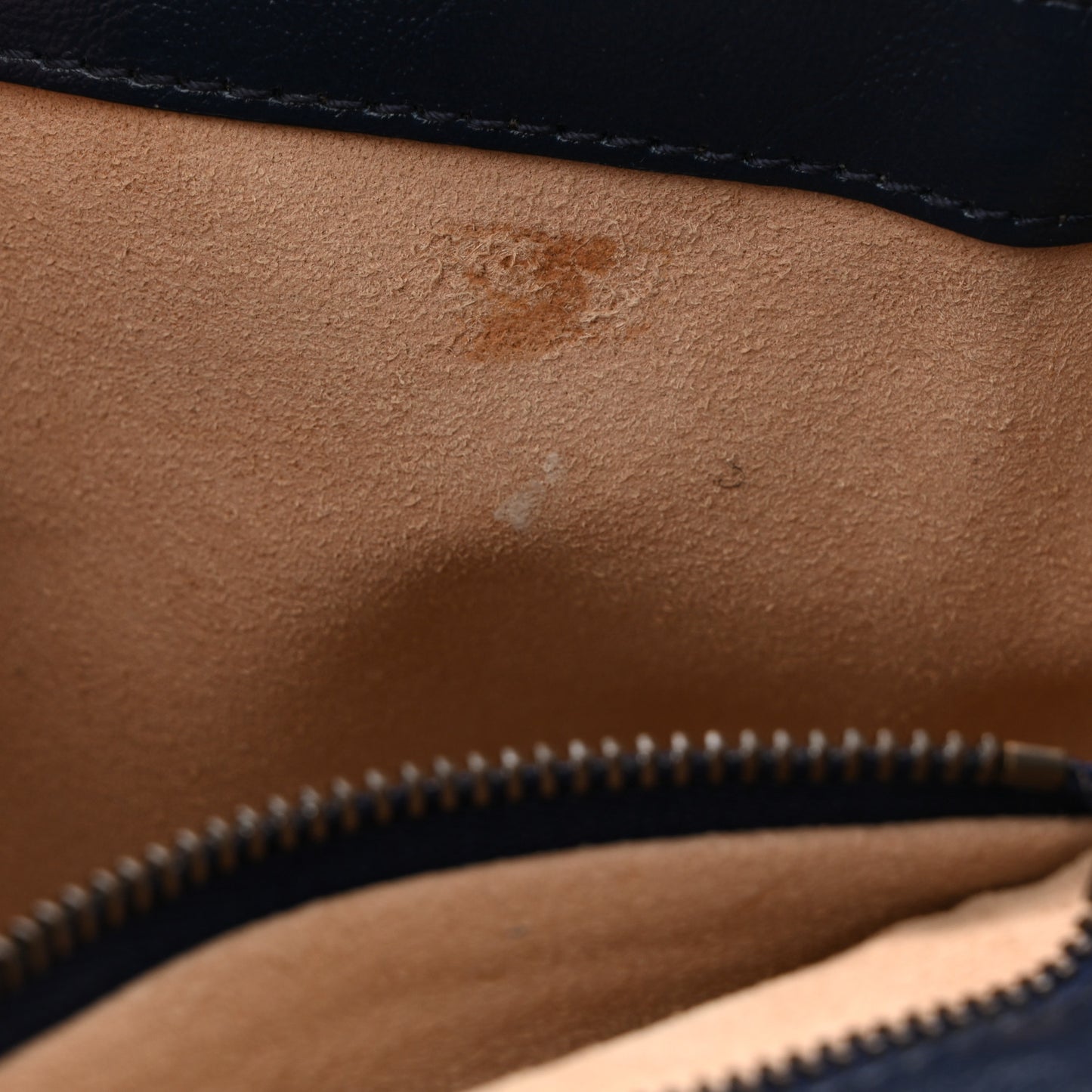 Vintage Effect Calfskin Matelasse Diagonal Small Torchon GG Marmont Shoulder Bag Mystic White Blue Agata