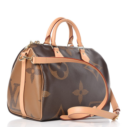 Louis Vuitton Reverse Monogram Giant Speedy Bandouliere 30 3 of 10