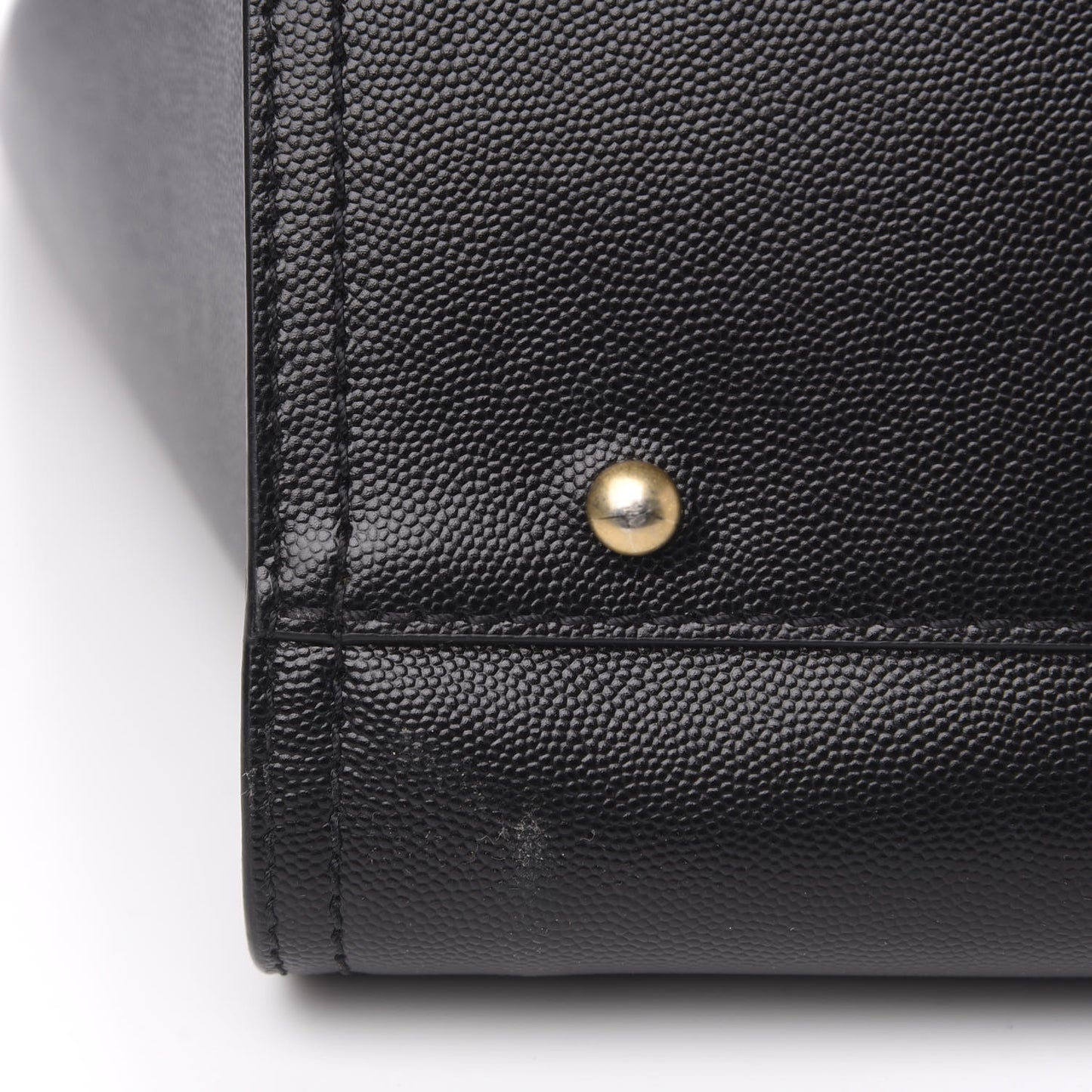 Caviar Medium Studded Deauville Tote Black