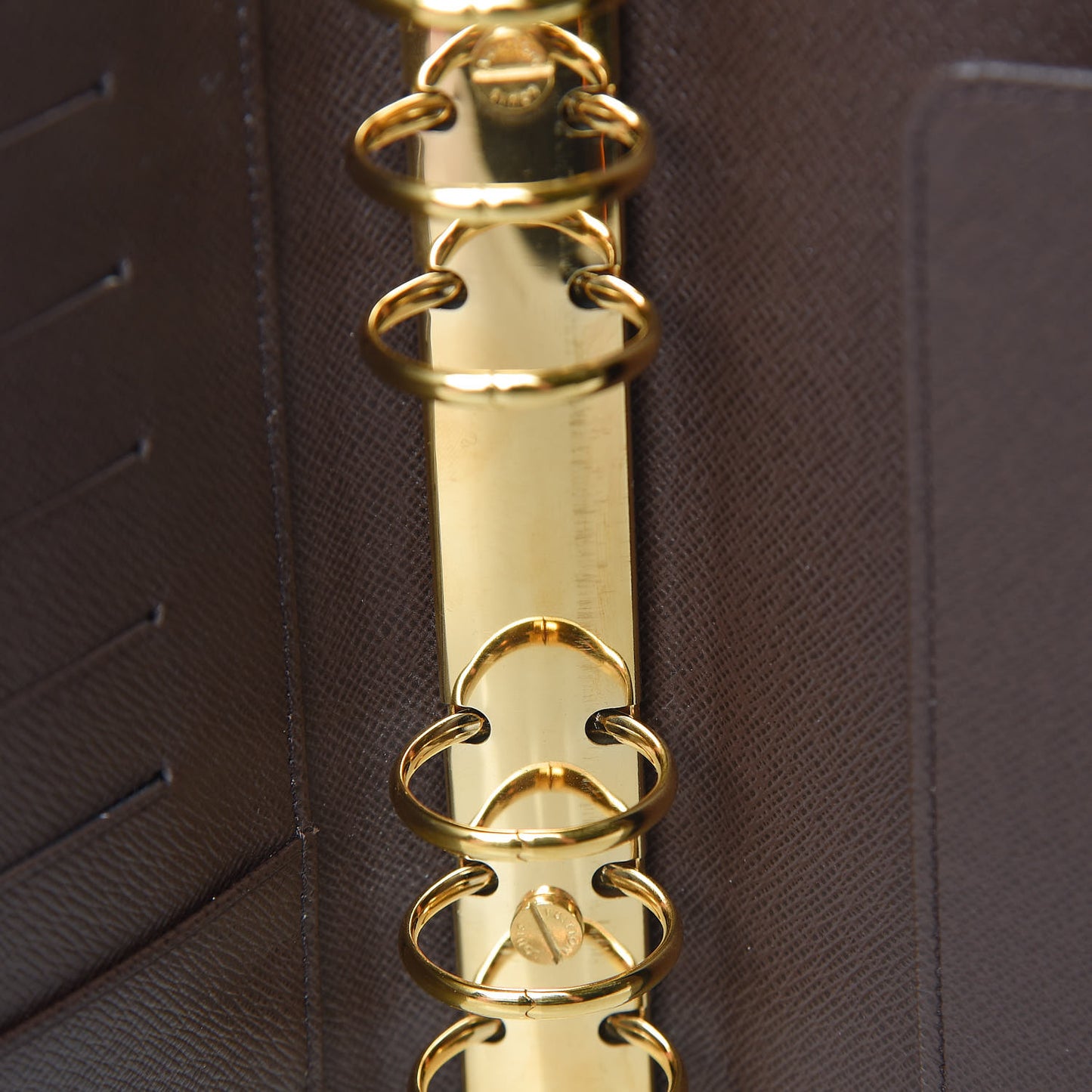 Damier Ebene Medium Ring Agenda Cover