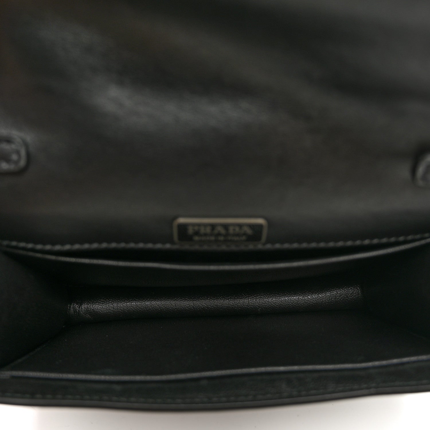 Prada City Calfskin Saffiano Cahier Bag Black 5 of 9