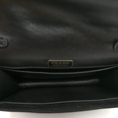 Prada City Calfskin Saffiano Cahier Bag Black 5 of 9