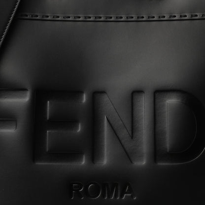 Fendi Vitello King Plexiglass Medium Fendi Sunshine Shopper Tote Black 10 of 10