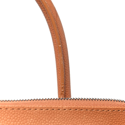 Chanel Grained Vegetal Calfskin Small Urban Shopping Tote Camel 10 of 12