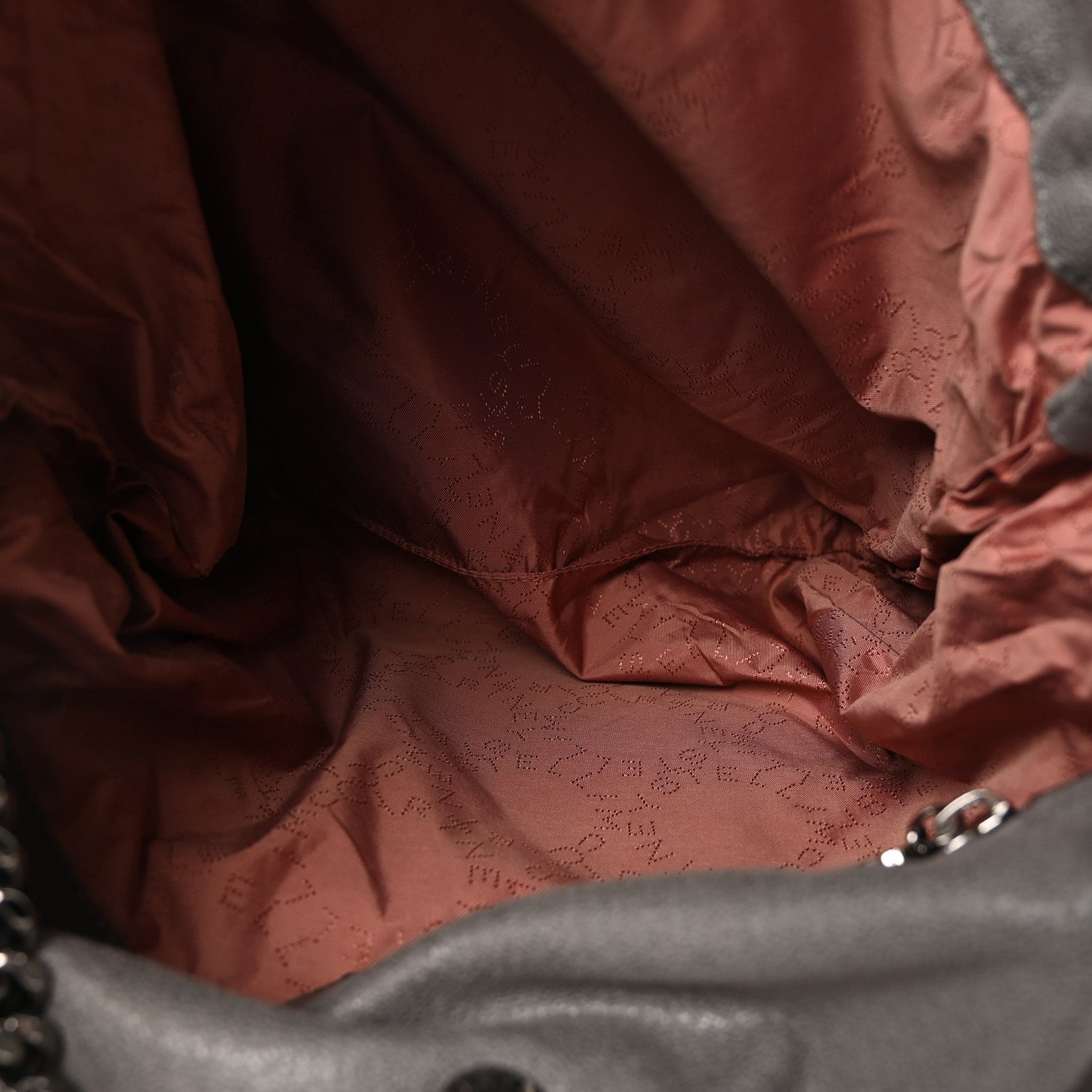 Stella McCartney Shaggy Deer Falabella Fold Over Tote  Light Grey 5 of 9