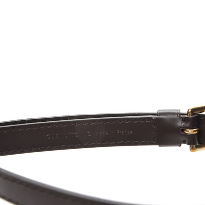 Louis Vuitton Calfskin 16mm Adjustable Shoulder Strap Brown 5 of 5