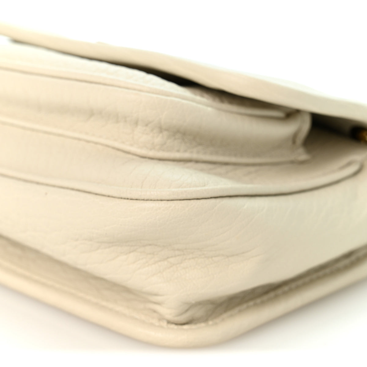 Grained Lambskin Monogram Mini Niki Chain Satchel Crema Soft