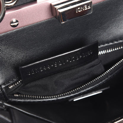 Fendi Nappa Studded Mini Peekaboo Iconic Satchel Black Multicolor 8 of 9