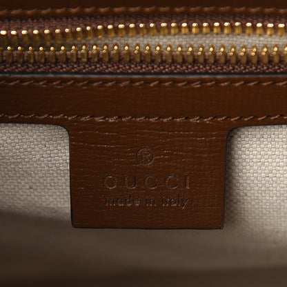 Gucci GG Supreme Monogram Calfskin Horsebit 1955 Single Buckle Backpack Beige Brown Sugar 6 of 9
