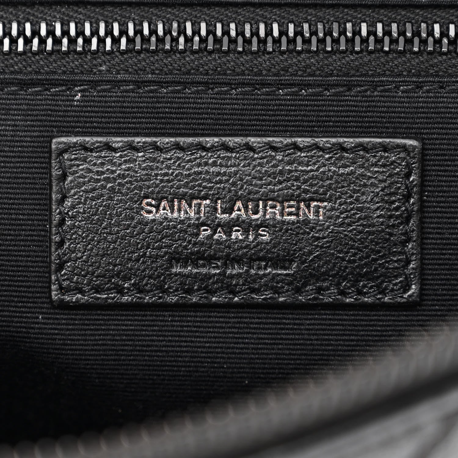 Saint Laurent Crinkled Calfskin Matelasse Monogram Niki Body Bag Black 6 of 10