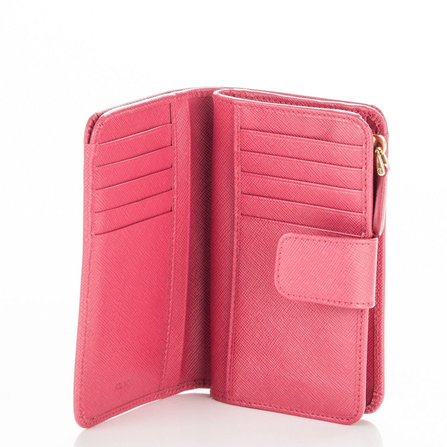 Saffiano Compact Wallet Peonia