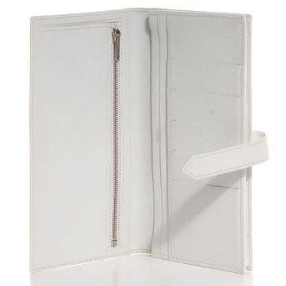 Hermes Epsom Bearn Gusset Wallet White 5 of 9