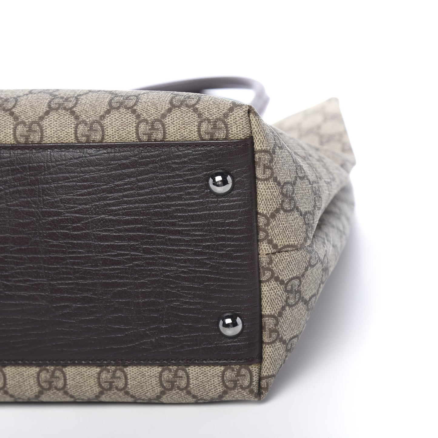 GG Plus Monogram Small Vertical Tote Dark Brown