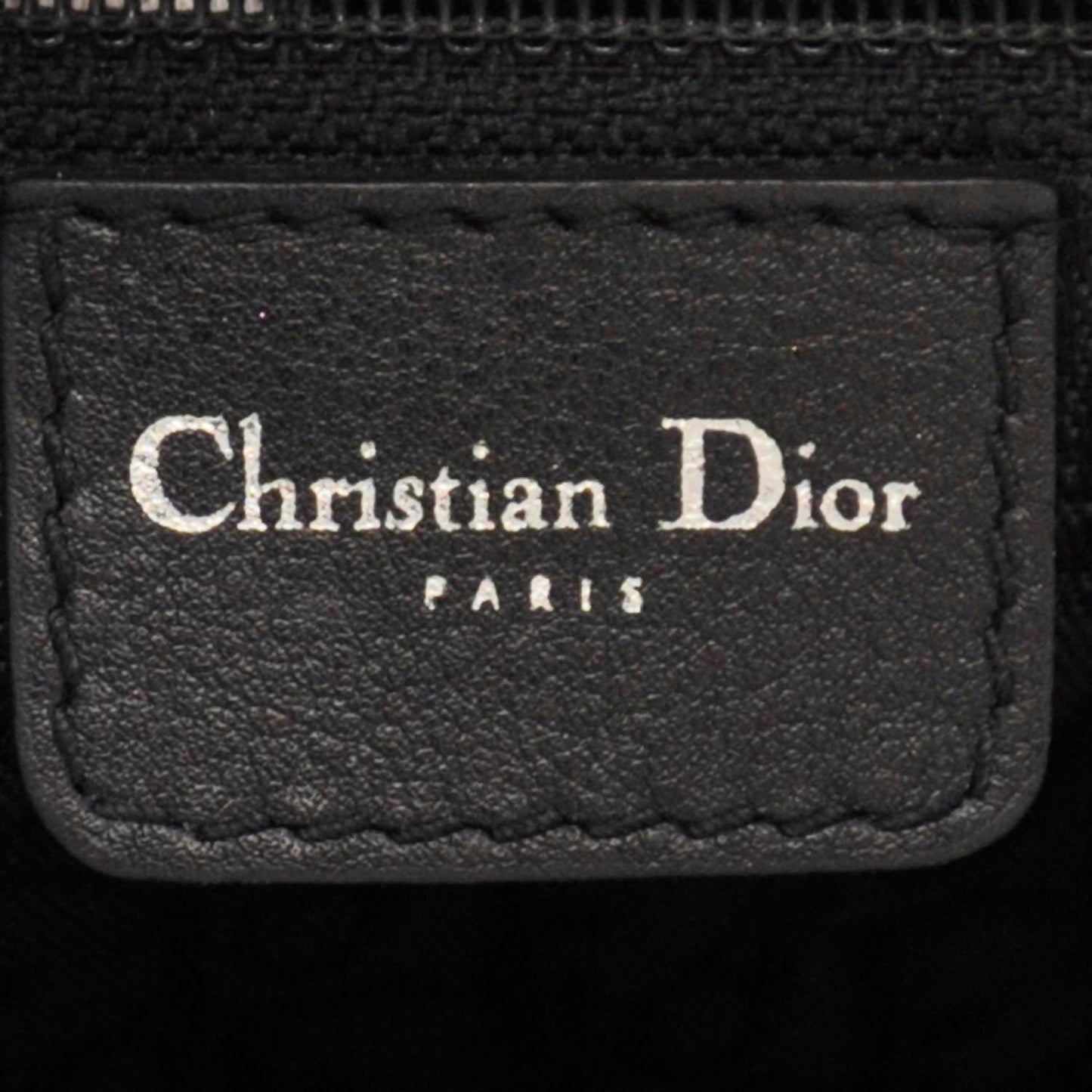 Leather Cannage East West Lady Dior White