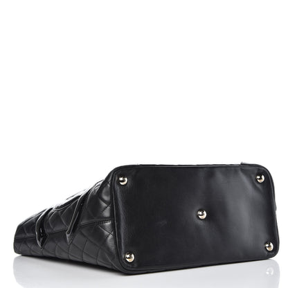 Chanel Calfskin Quilted Large Cambon Tote Black 4 of 16