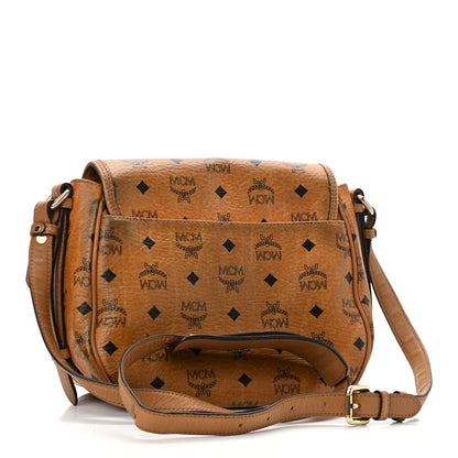 MCM Visetos Heritage Crossbody Cognac 3 of 19