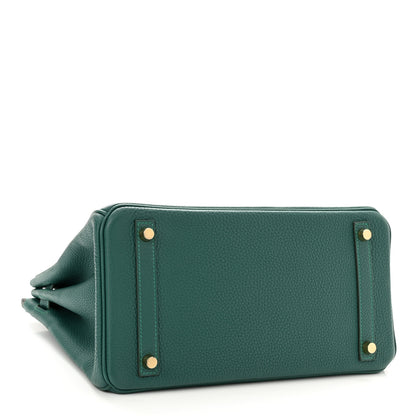 Hermes Togo Birkin 30 Malachite 4 of 11