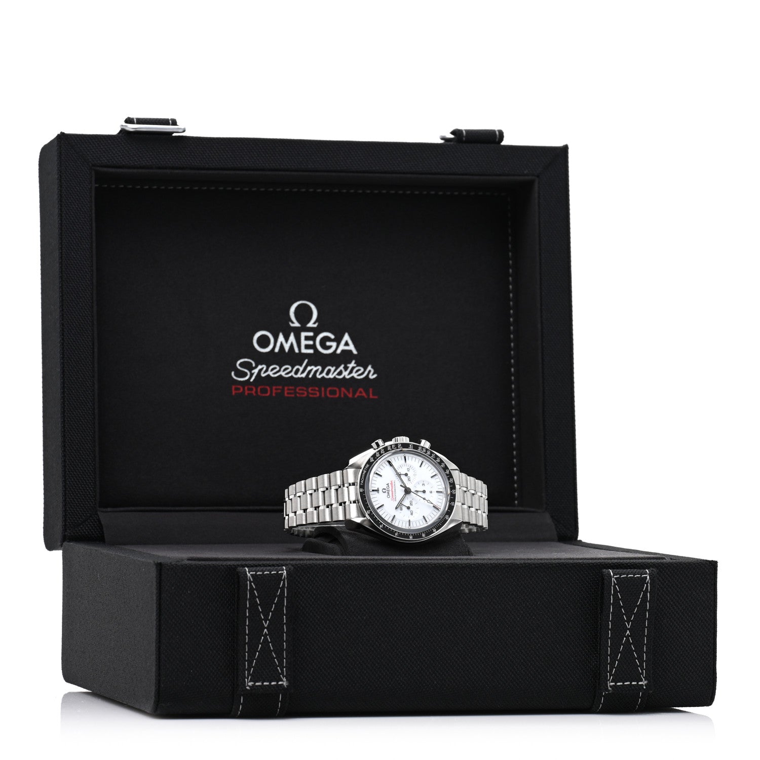 Omega Stainless Steel 42mm Speedmaster Moonwatch Professional Chronograph Manual Winding Watch White 310.30.42.50.04.001 5 of 5