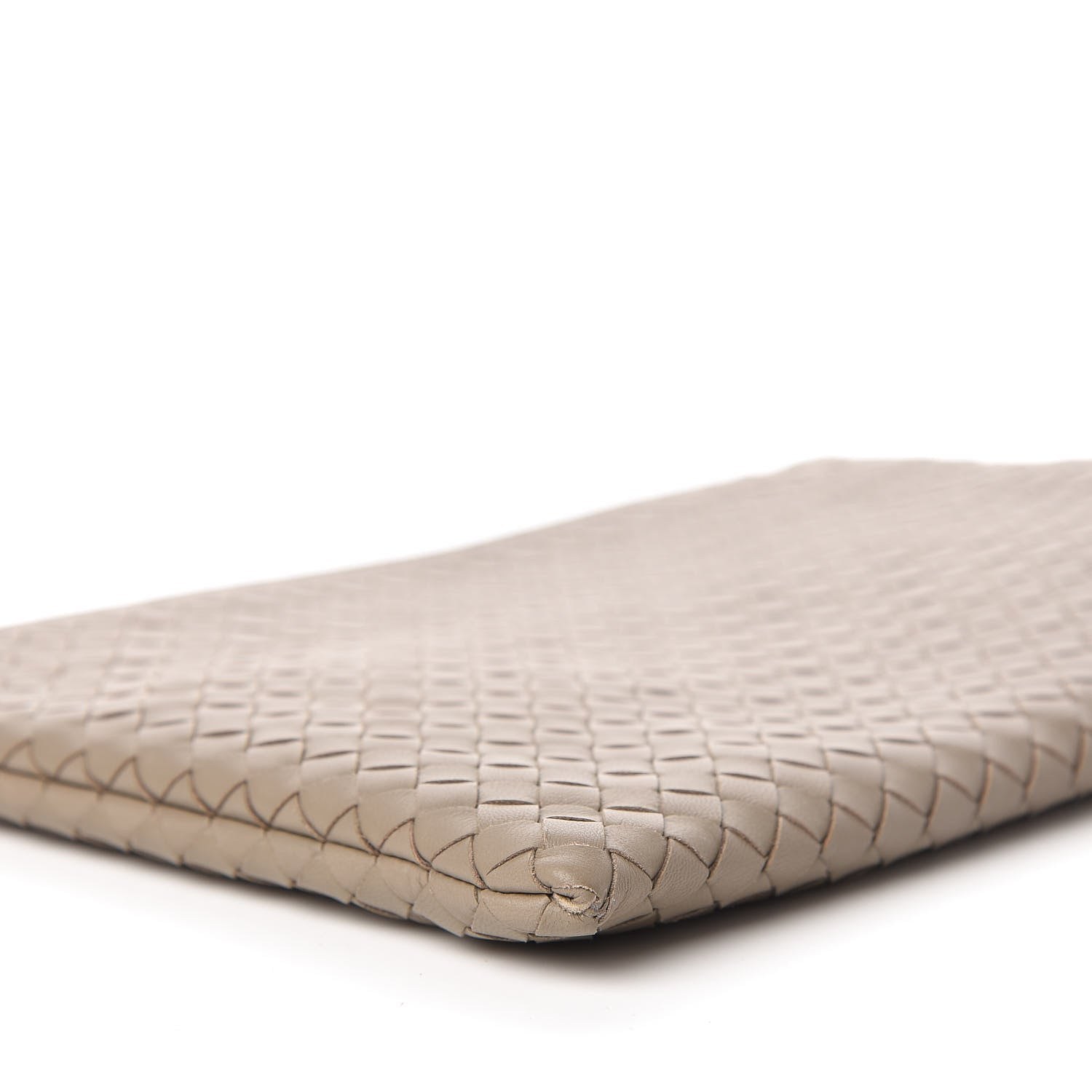 Bottega Veneta Nappa Intrecciato Large Flat Zip Biletto Pouch Mink 6 of 10