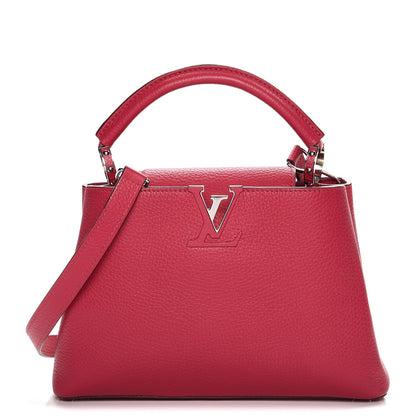 Louis Vuitton Taurillon Capucines BB Fuchsia 1 of 8