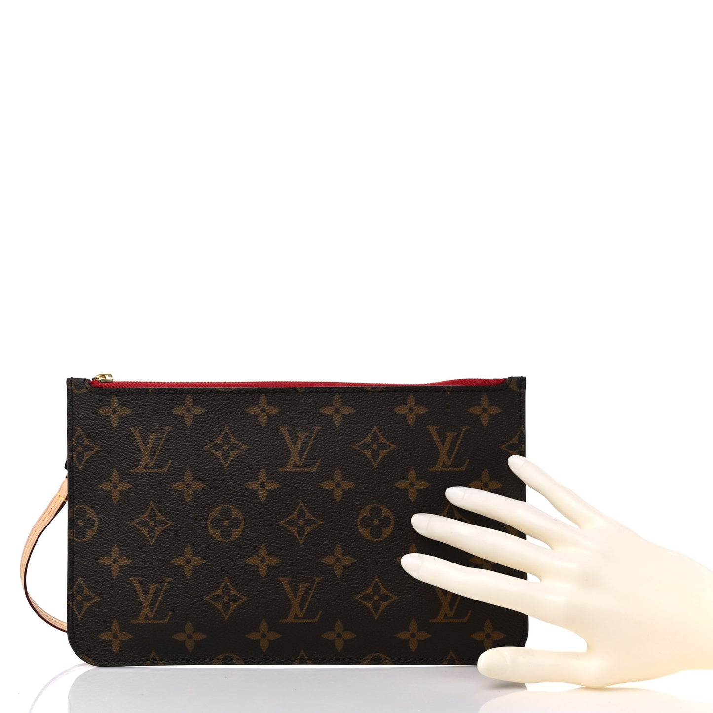 Monogram Neverfull MM GM Pochette Cherry