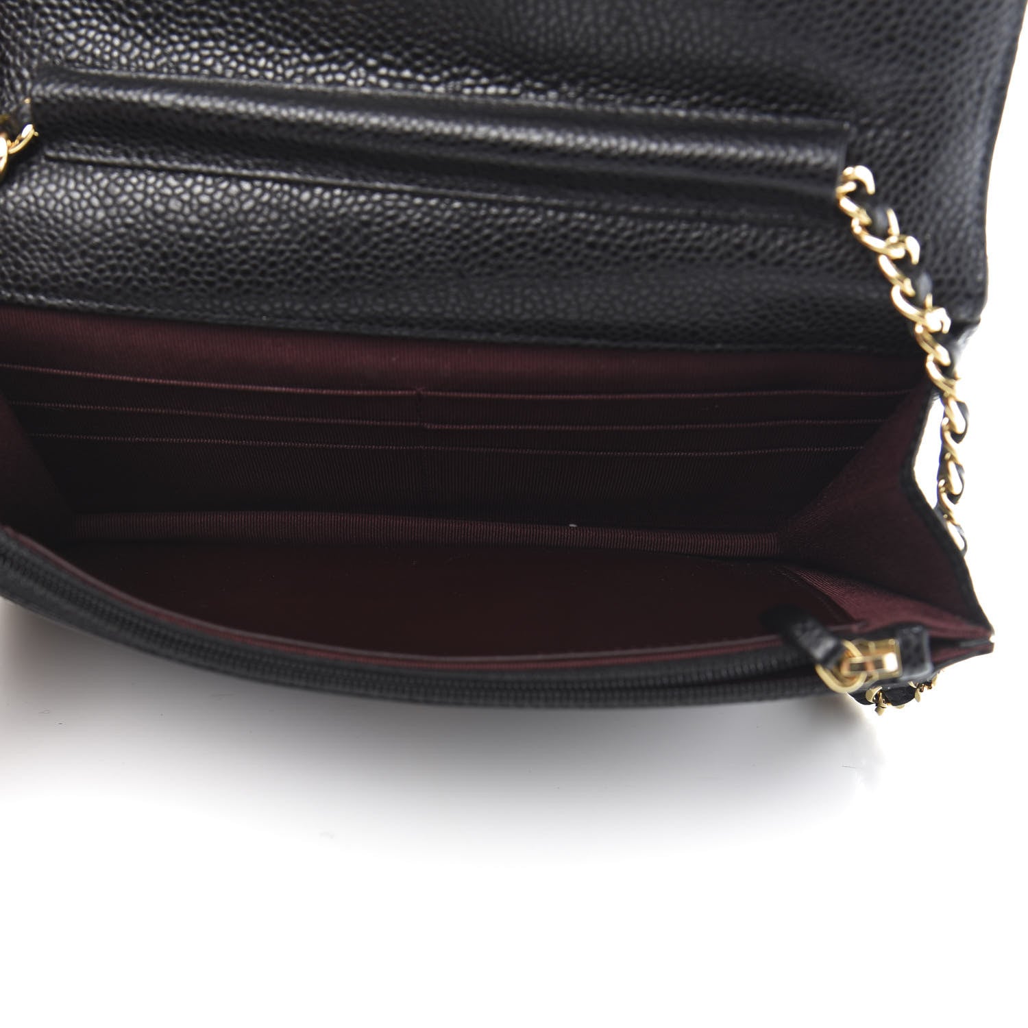 Chanel Caviar Quilted Wallet On Chain WOC Black 5 of 12