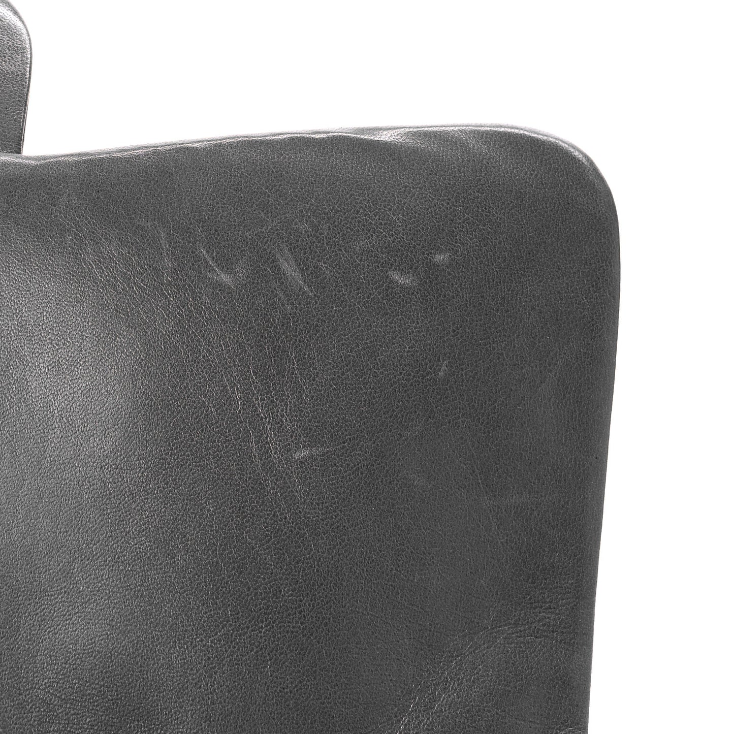 Lambskin Quilted Jumbo Single Flap Grey