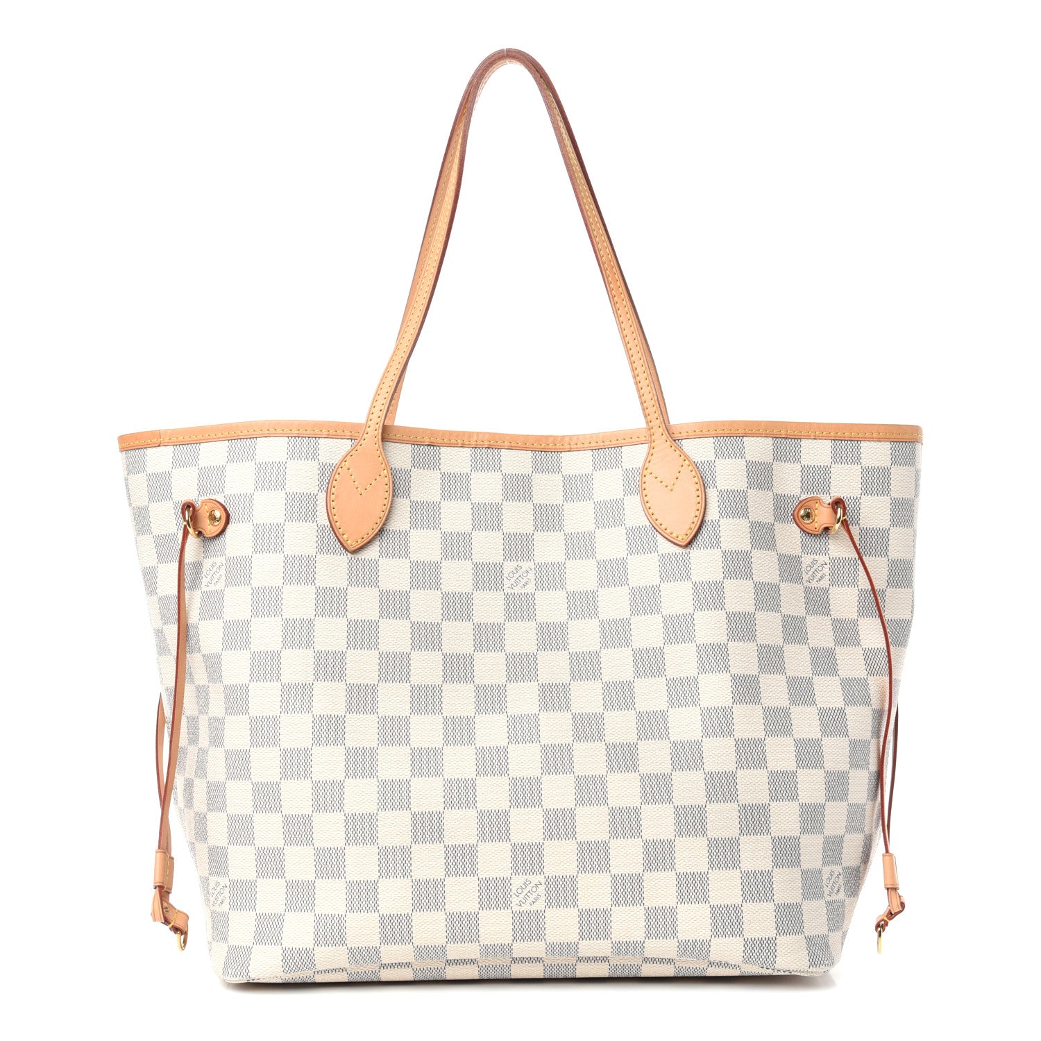 Louis Vuitton Damier Azur Neo Neverfull MM Rose Ballerine 1 of 10