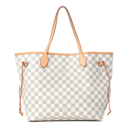 Louis Vuitton Damier Azur Neo Neverfull MM Rose Ballerine 1 of 10