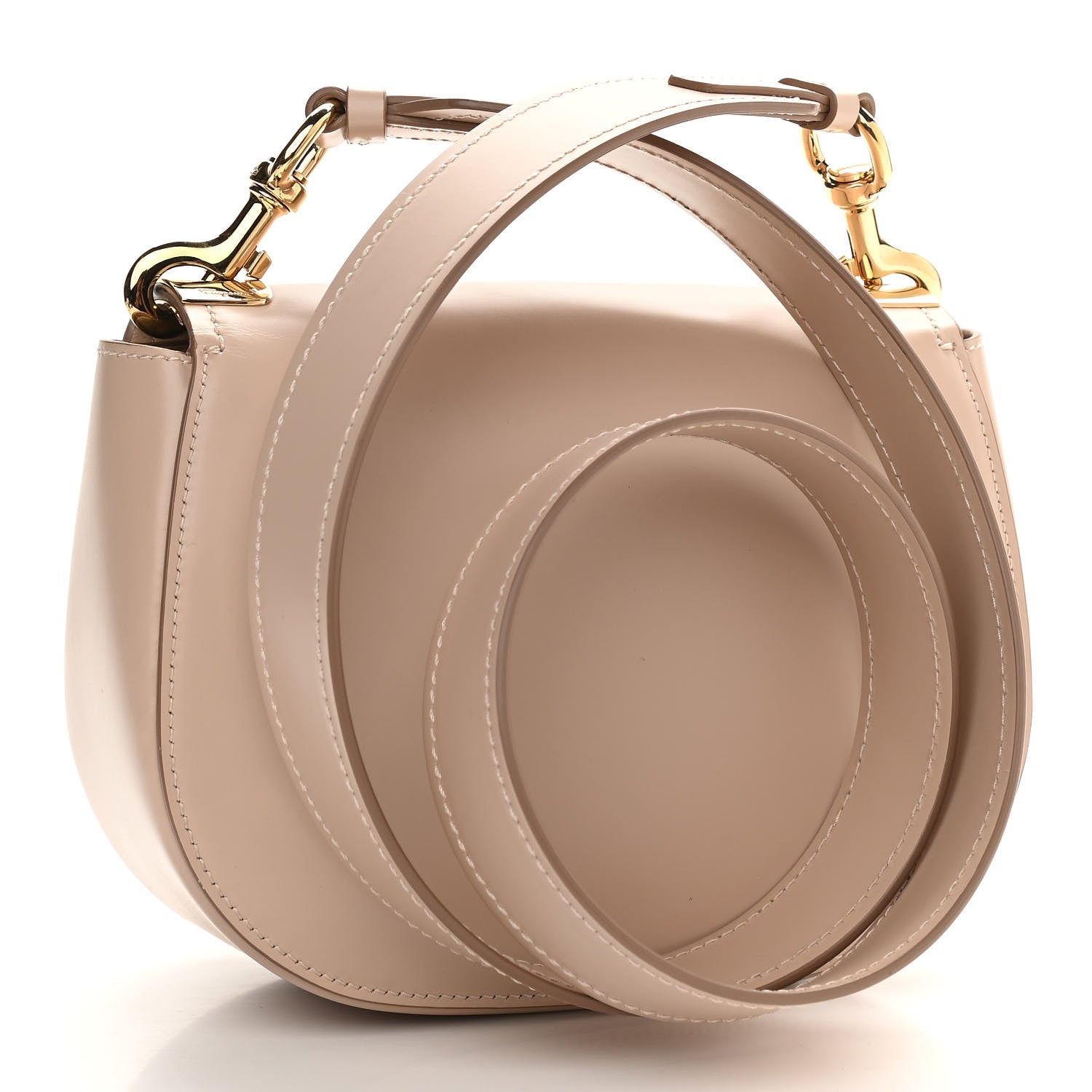 Salvatore Ferragamo Smooth Calfskin Small Anna Shoulder Bag New Bisque 3 of 10