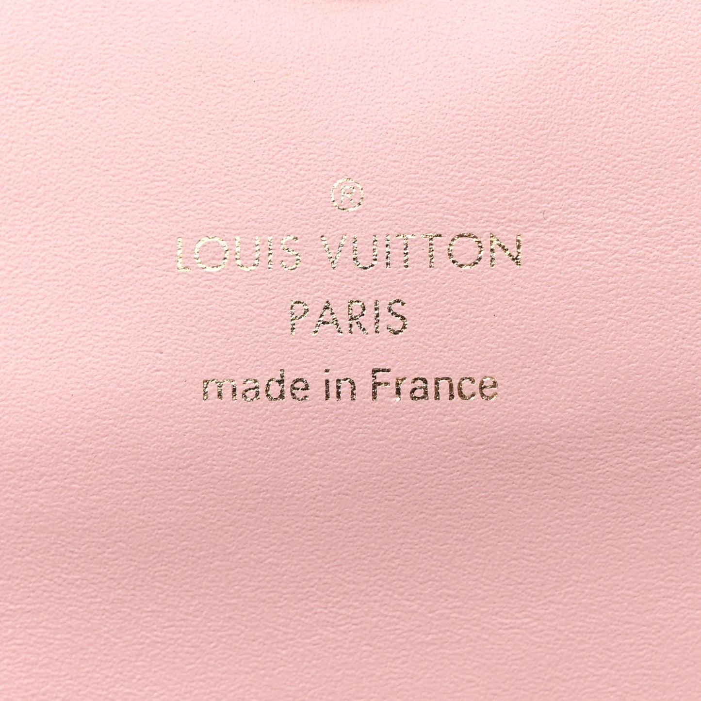 Monogram Flore Chain Wallet Rose Ballerine