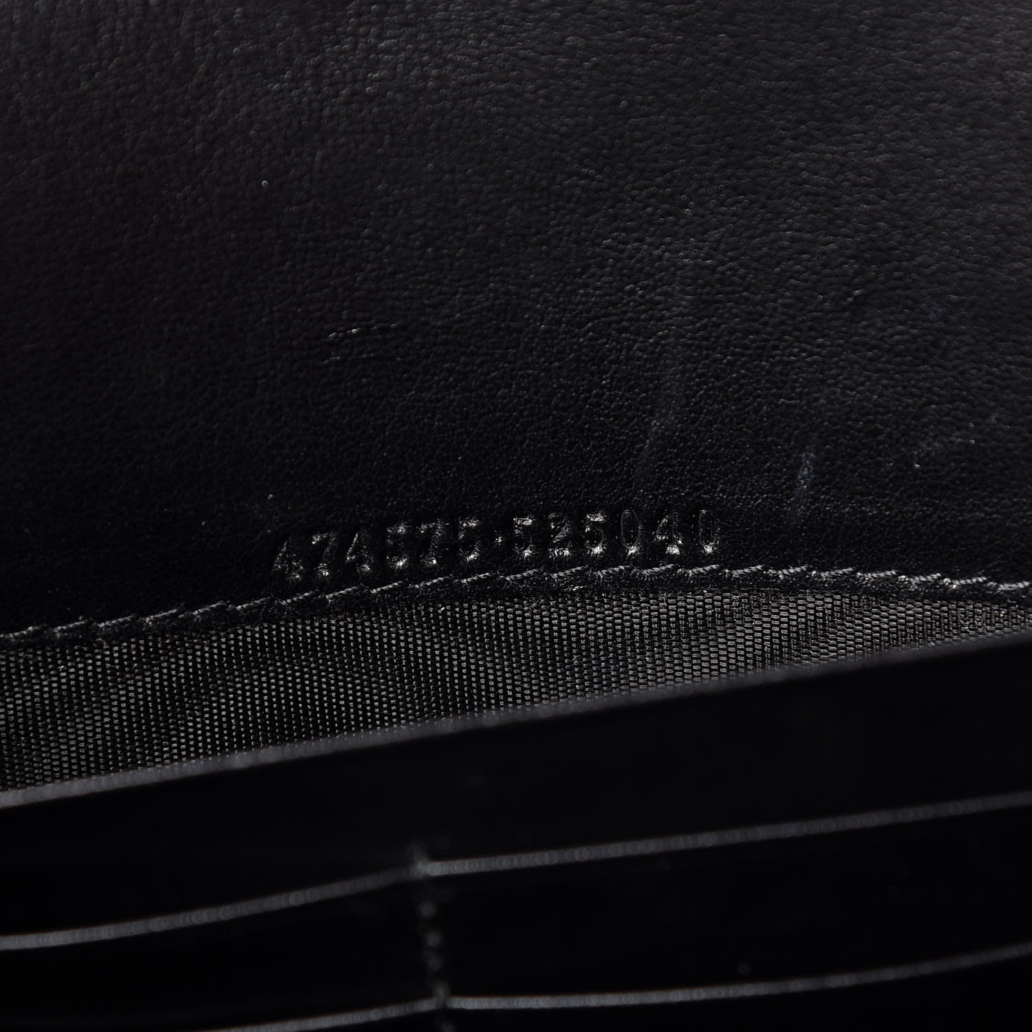 Gucci Calfskin Matelasse GG Marmont Chain Wallet Black 7 of 10