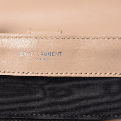 Saint Laurent Calfskin Y Quilted Monogram Small Loulou Backpack Nude Powder 6 of 14