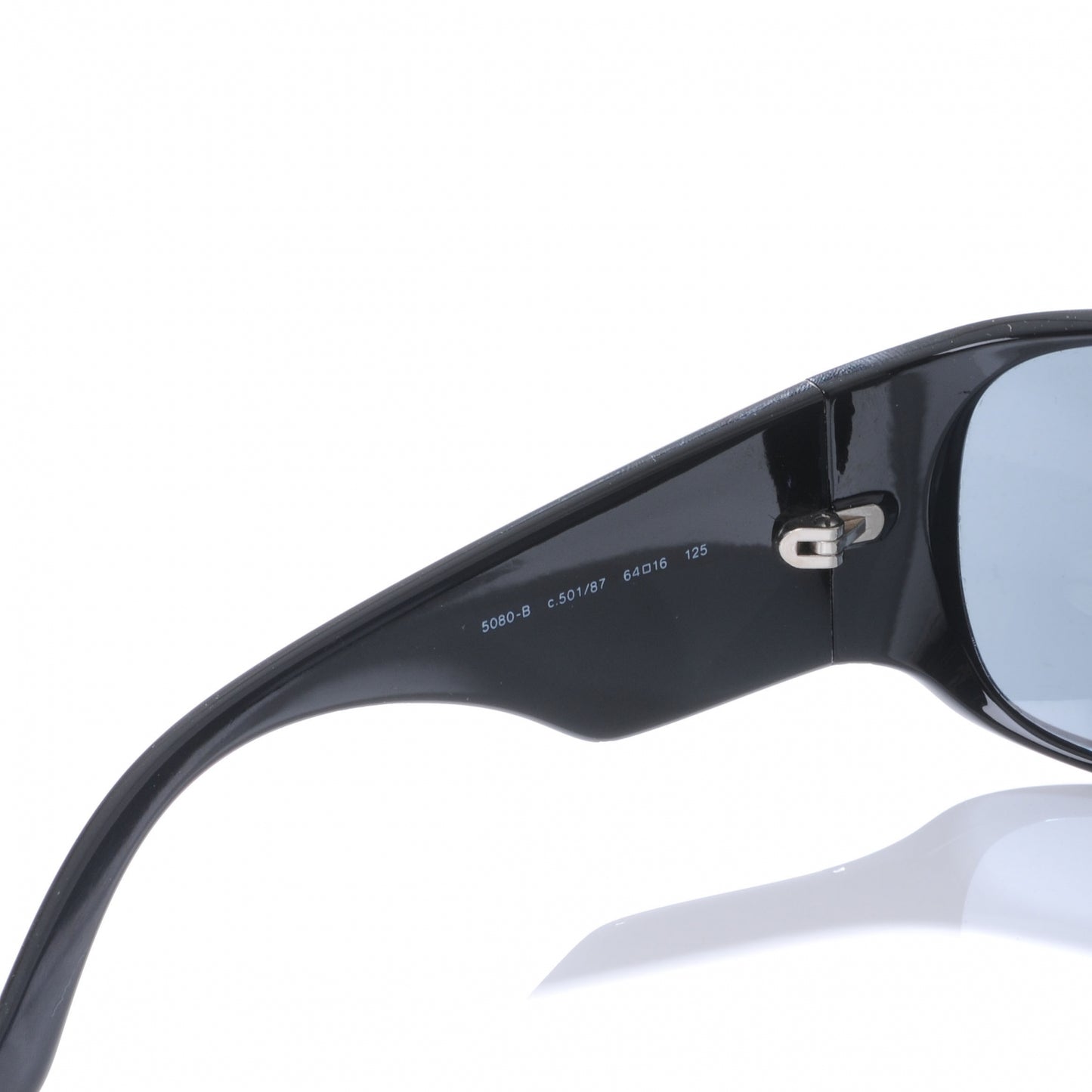 Crystal CC Logo Sunglasses 5080 B Black